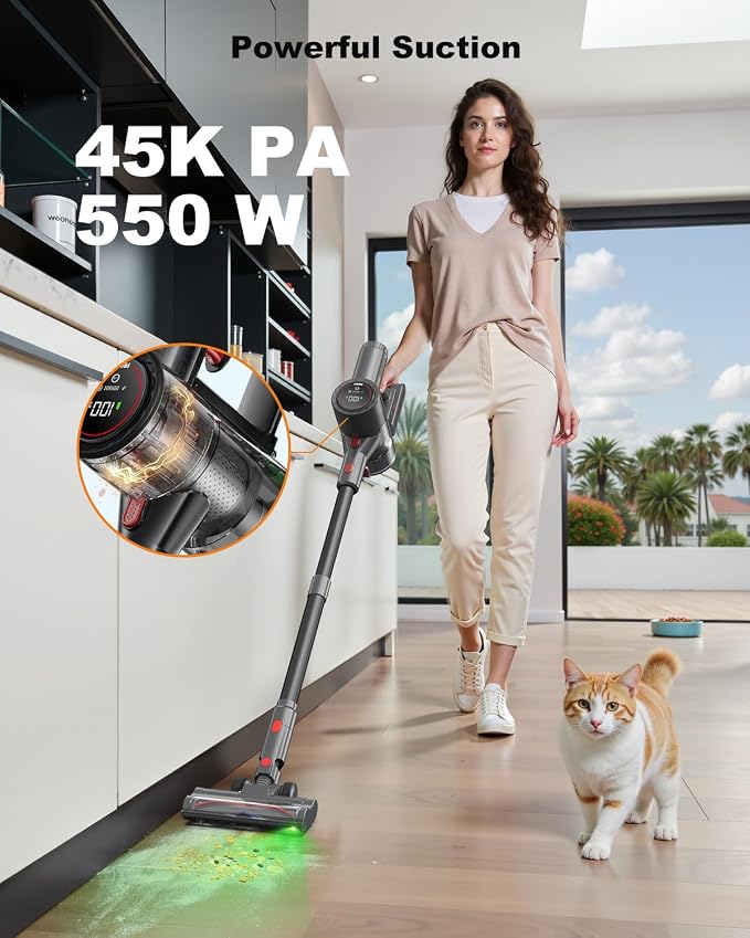 Cordless Vacuum Cleaner, 6-in-1 Lightweight Stick Vacuum - Image 5