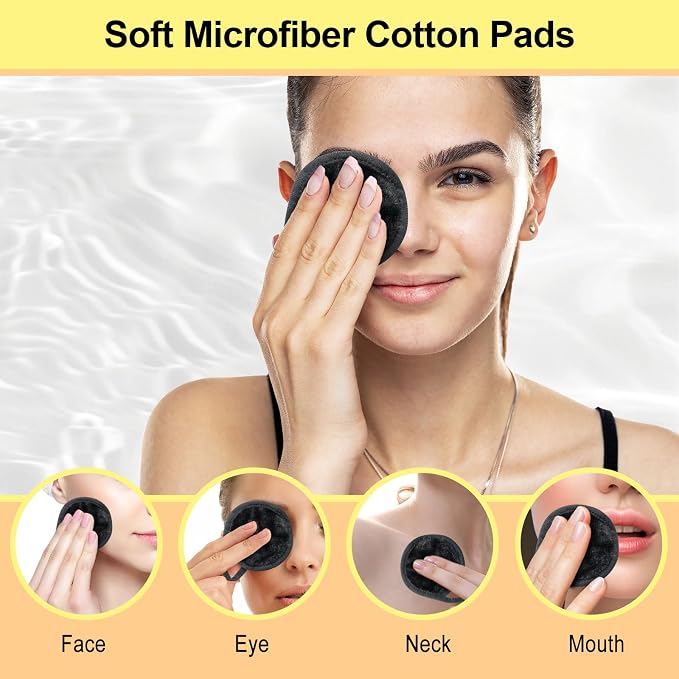 Nugilla 18 Packs Reusable Makeup Remover Pads - Image 4