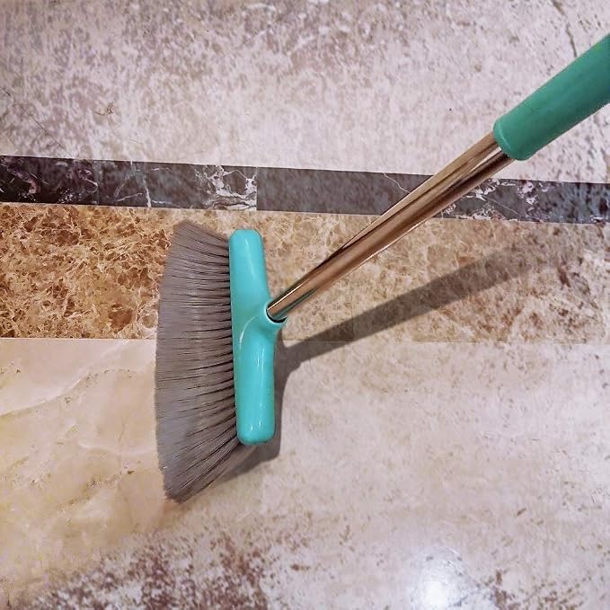 Broom and Dustpan Set Lightweight Upright Lobby Broom and Dust Pan Combo - Image 8