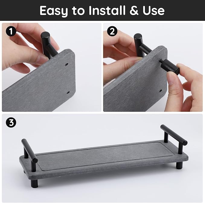 Segbeauty 12x4in Kitchen Sink Organizer, Instant Dry Sink Caddy Stone Drying Mat - Image 4