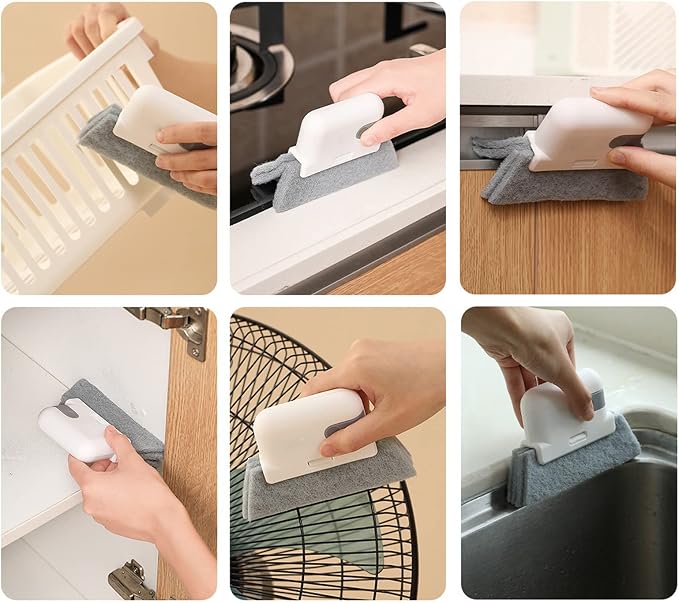 Hand held Groove Gap Cleaning Tools Window Track Cleaning Tools 5Pcs Window - Image 3
