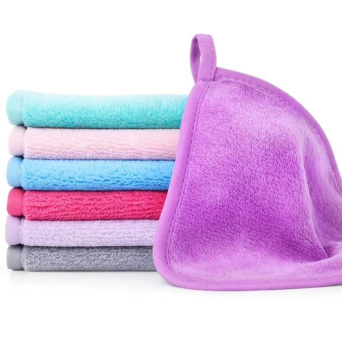7PCS Makeup Remover Cloth, Makeup Eraser Cloth Cleaning Reusable Face Wash by Unknown