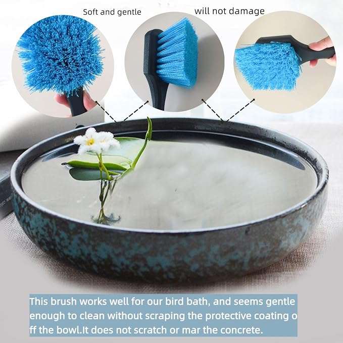 2 Pcs Bird Bath Brushes，Bathtub Cleaning Brush，Hummingbird Feeder Cleaning - Image 7