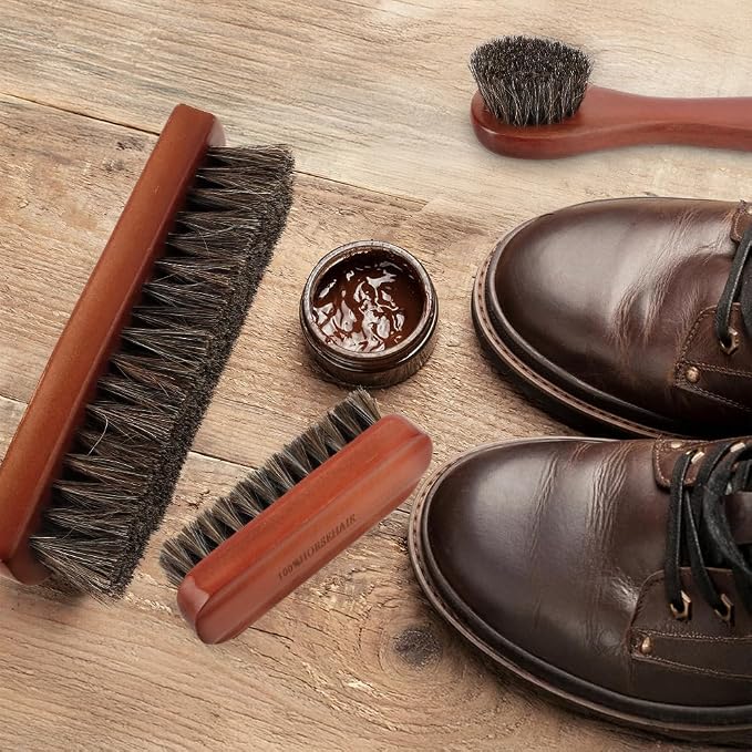 Shoe Brush, Horsehair Shoe Brush, Shoe Brushes - Image 7