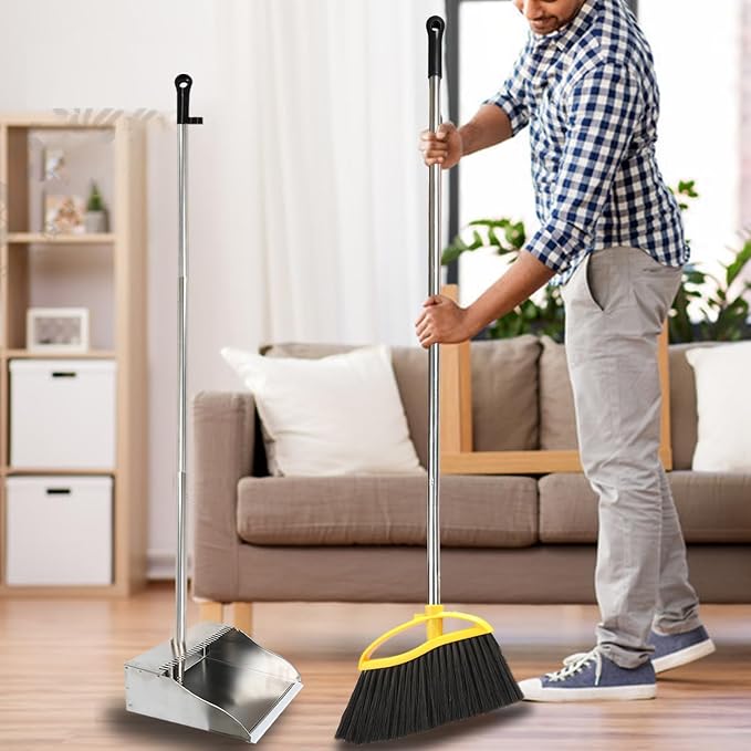 3 Pack Stainless Steel Dustpan Metal Dustpan - Image 8