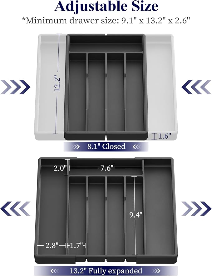 Kitsure Silverware Organizer for Drawers - Image 5