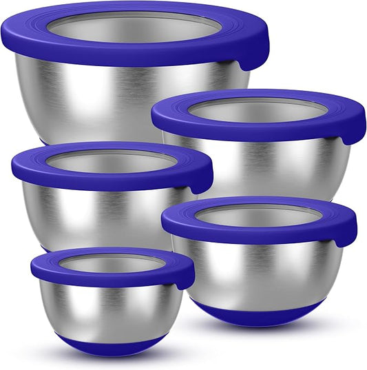 KITEISCAT Stainless Steel Mixing Bowls by KITEISCAT