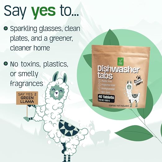 Dish Washing Machine Tablets, Non-Toxic Dishwasher Tablets in Compostable - Image 5