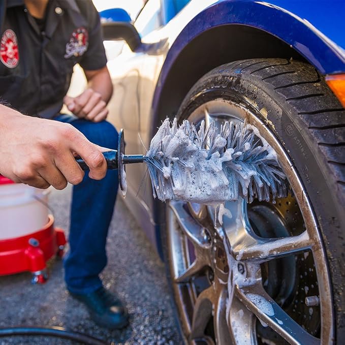 Chemical Guys ACCS37 Easy Reach Wheel and Rim Detailing Brush - Image 7