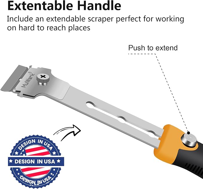 MulWark Razor Blade Scraper | 2 Handles Razor Scraper Set - Image 3