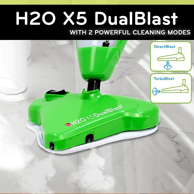 H2O X5 Steam Mop 5-in-1 DualBlast and Handheld Steamer Cleaner - Image 4