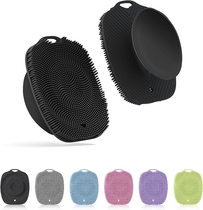 Soft Silicone Body Scrubber, Gentle Like a Hand Exfoliating Your Skin and Build by ARIOSOX