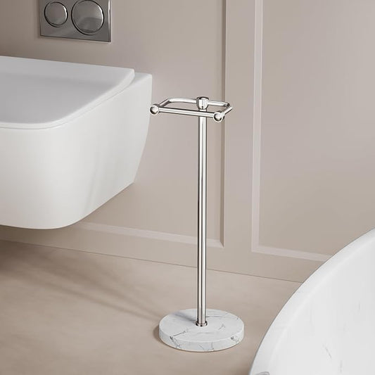 Toilet Paper Holder Stand, Bathroom Free Standing Toilet Paper Stand - Image 2