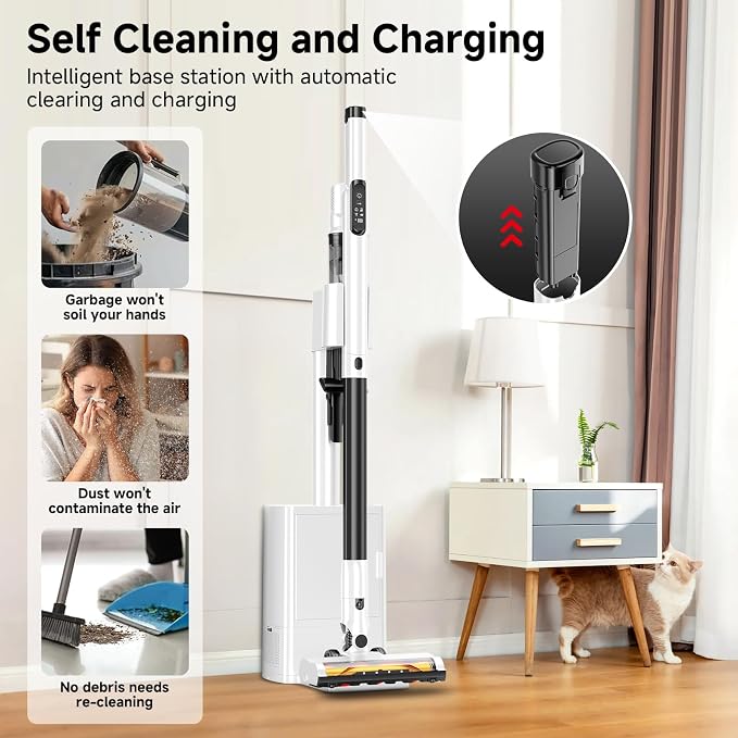 Self Clean and Empty Cordless Vacuum Cleaner - Image 2