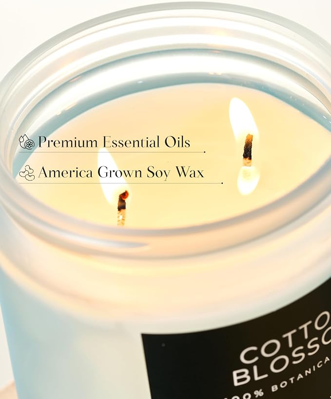 M&SENSE Clean Cotton Scented Candle - Image 4