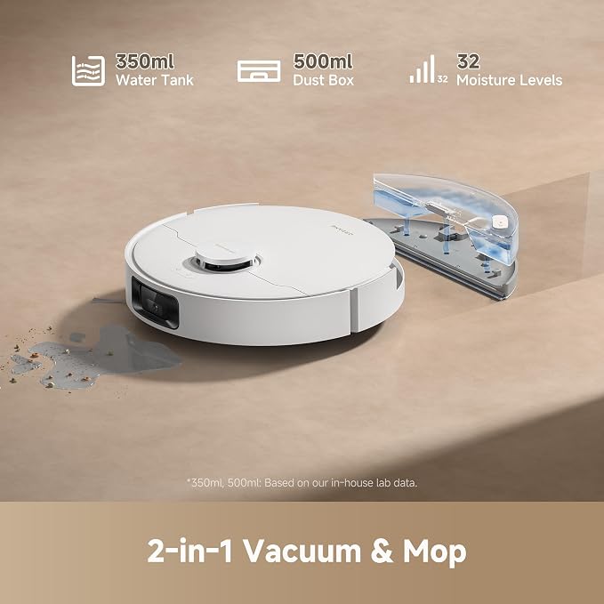 DREAME D20 Pro Plus Robot Vacuum, 000Pa Suction, DuoBrush - Image 5
