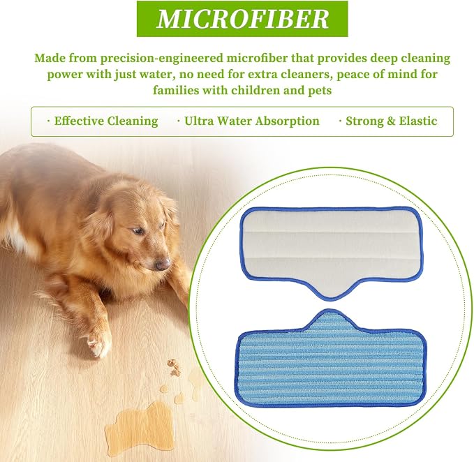 Reusable Microfiber Steam Mop Pad fit - Image 4