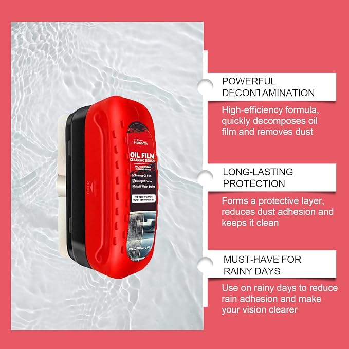 2pack Automotive Oil Film Cleaning Brush New Glass Coating - Image 7