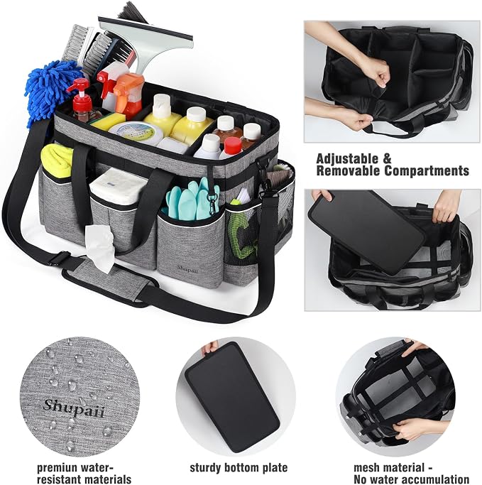 Wearable Cleaning Caddy Bag, Cleaning Caddy Supplies Organizer - Image 4