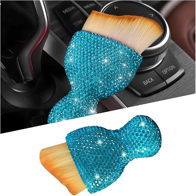 Bling Car Detailing Brush, Crystal Rhinestone Non-Scratch Vehicle Cleaning Dust by Unknown