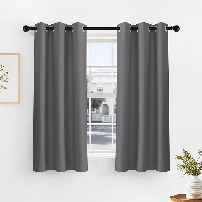 PONY DANCE Kitchen Curtains 45 inch Length by PONYDANCE