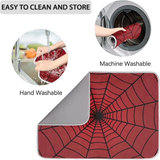 Dish Drying Mat for Kitchen Absorbent Drying Mat Reversible Dish Drying Pad - Image 4