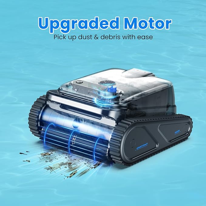 Y50S Robotic Pool Cleaner, Upgraded Motor, Powerful Wall-Climbing - Image 9