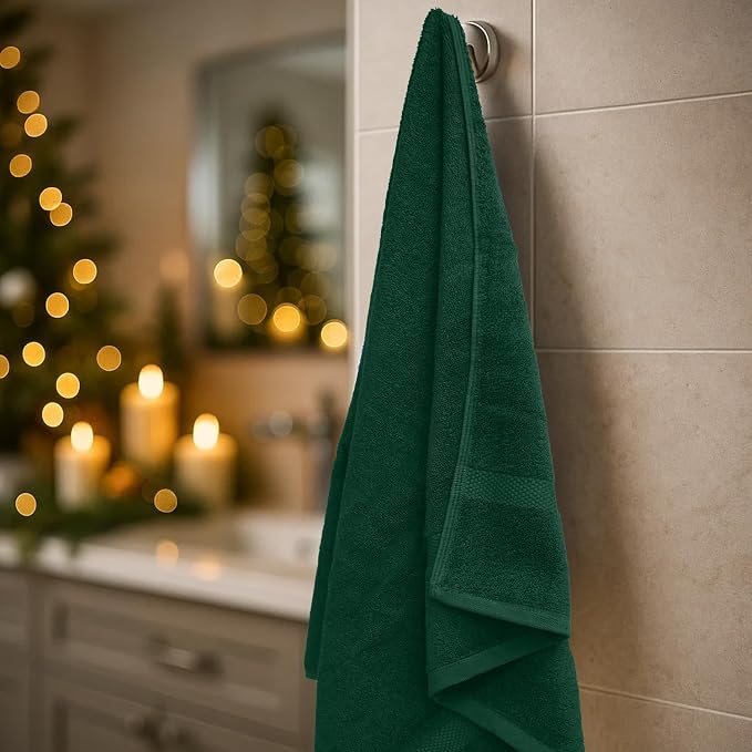 DAN RIVER Decorative Bath Towels Set of 4, 27 x 54 Inches - Image 6