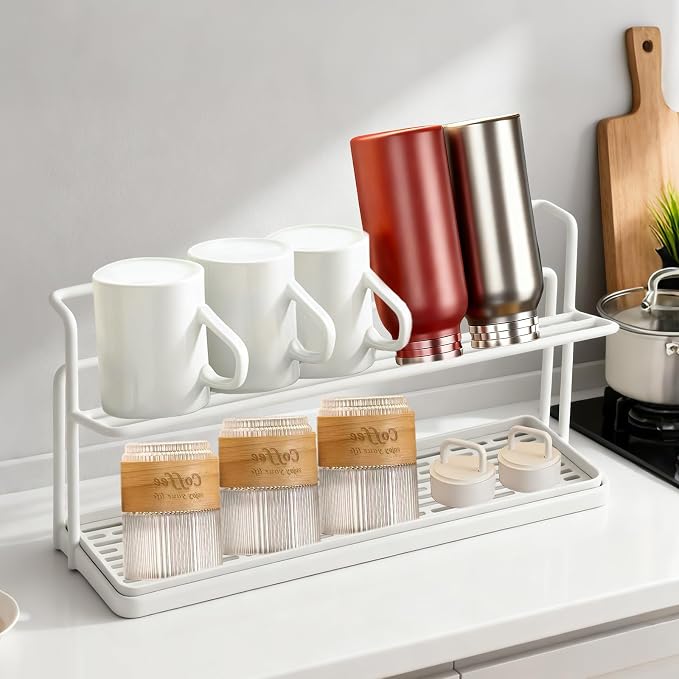 Water Bottle Drying Rack With Drain Tray by Earssa