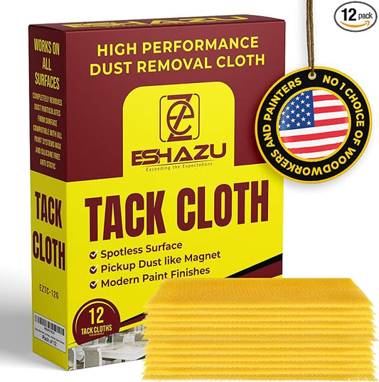 Eshazu Premium Tack Cloth – Professional Grade Dust and Particle Remover by Eshazu