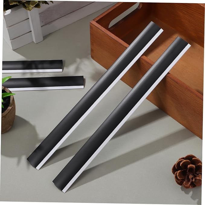 BESTYASH 4pcs Upright Dust Pan Lip Strip Dustpan Edge Strip Replacement Rubber - Image 8