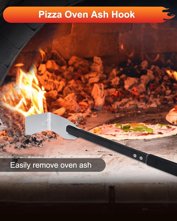 6PCS Pizza Turning Peel, 9 &12 Inch Perforated Pizza Peel, Pizza Brush - Image 7