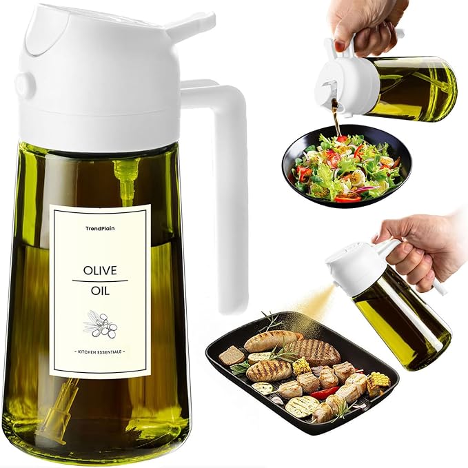 TrendPlain - Original 16oz/470ml Olive Oil Dispenser Bottle by TrendPlain