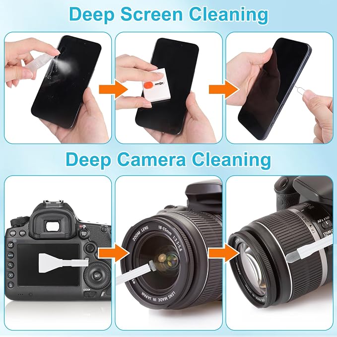 ARVOK Phone and Laptop Cleaning Kit, 32 in 1 Computer Laptop Cleaner Kit - Image 5