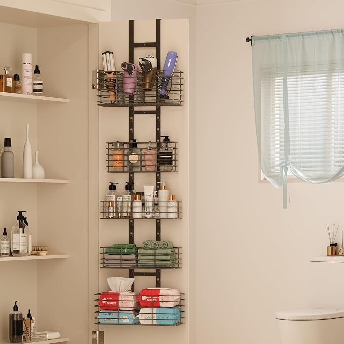 5-Tier Over The Door Organizer Bathroom - Image 5