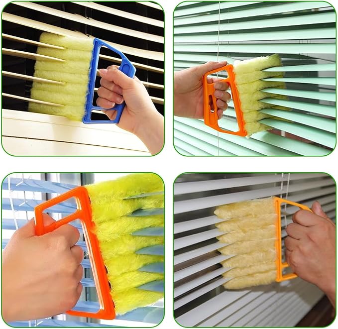 Blind Cleaner Duster Tool, Window Venetian Hand-held 7 Finger Dusting Cleaner - Image 6