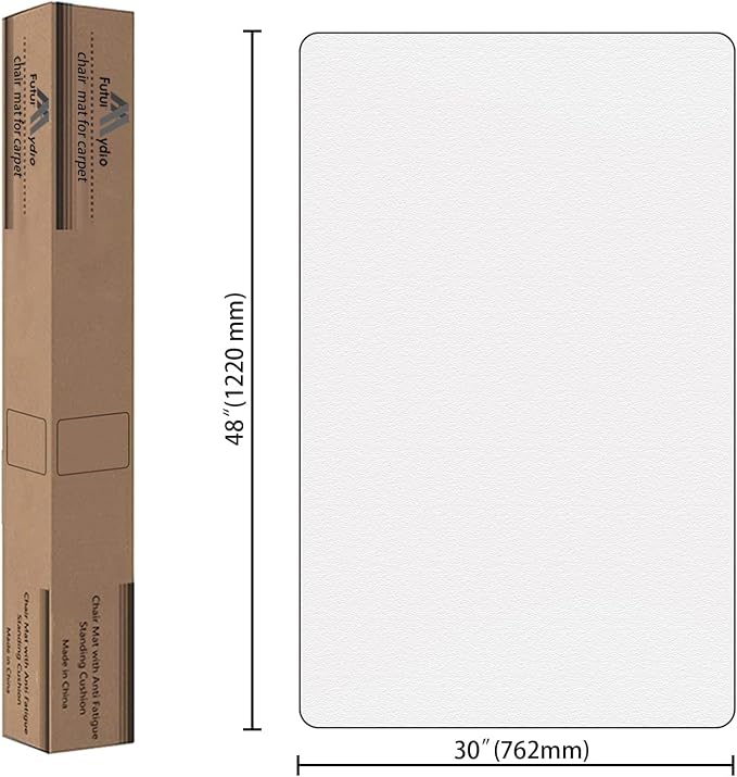 FuturHydro Chair Mat for Hardwood Floor, Easy Glide, Transparent Mats for Office - Image 6
