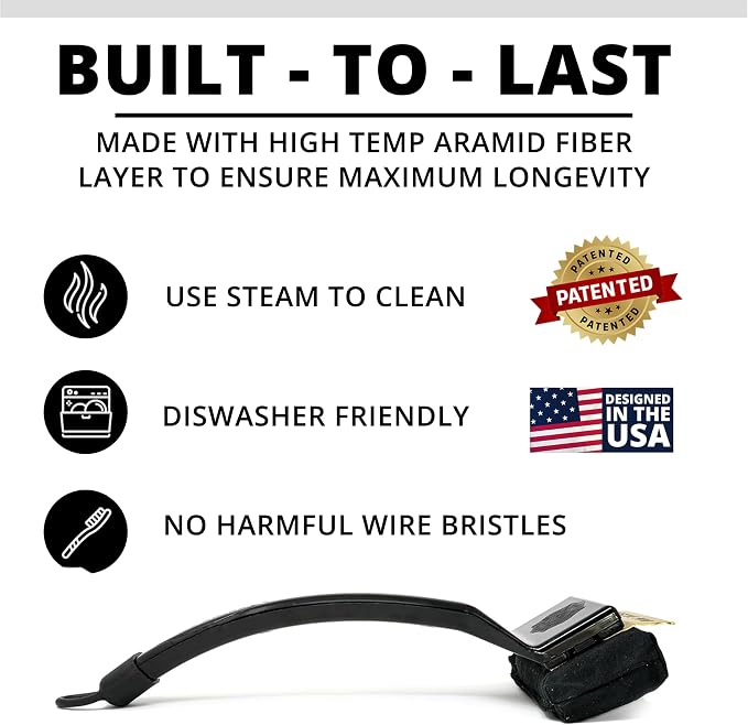 Grill Rescue BBQ Replaceable Scraper Cleaning Head, Bristle Free, Durable and - Image 3