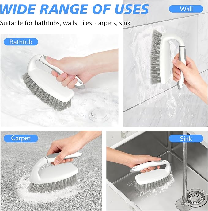 SetSail Heavy Duty Scrub Brush, Stiff Bristles Cleaning Brush - Image 5
