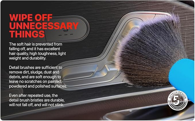Preimum Car Detailing Brush Set - Image 5