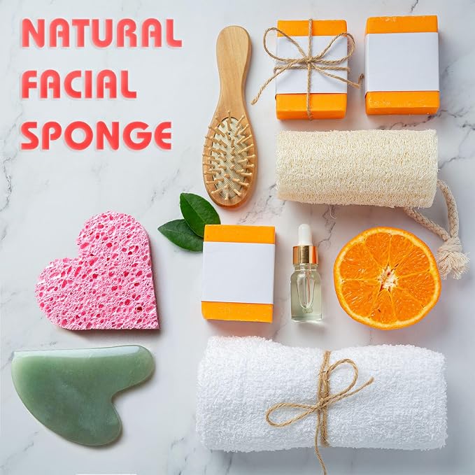 60-Count Compressed Facial Sponges | Makeup Remover Sponge | 100% Natural - Image 4