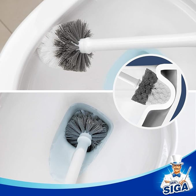 MR.SIGA Toilet Bowl Brush and Holder, - Image 5