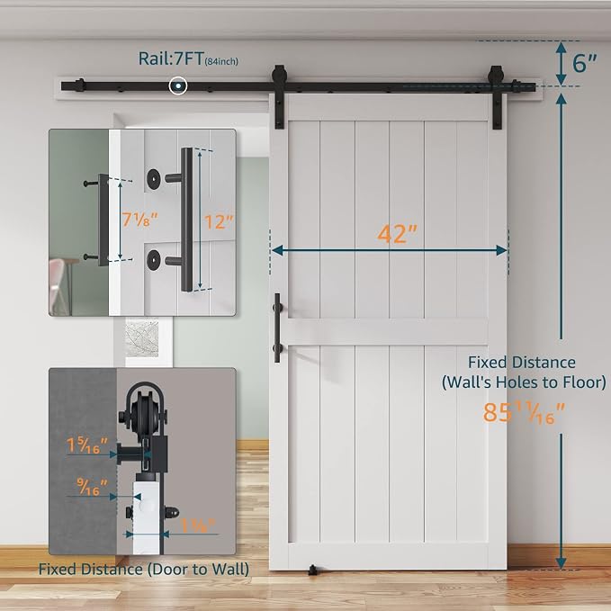 42''x84'' Sliding Barn Door - Image 2
