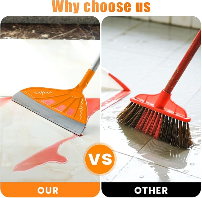 Multifunction Magic Rubber Air Broom, Replaceable Silicone Floor Squeegee - Image 3