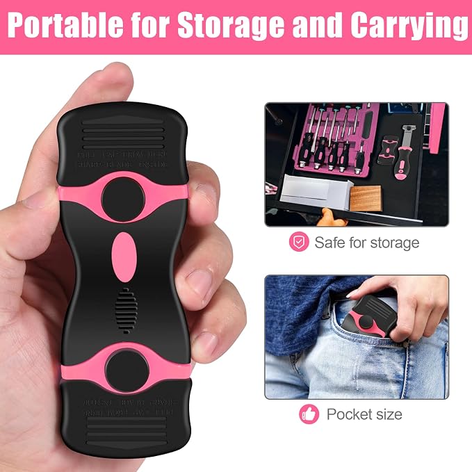 4 Pack Razor Blade Scraper, Premium Cleaning Scraper Tool - Image 7