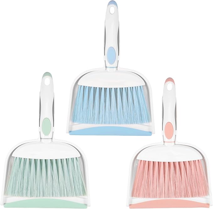 Broom Dustpan Brush Small Dust pan: Small Broom and Dustpan Set Mini Dust pan - Image 7