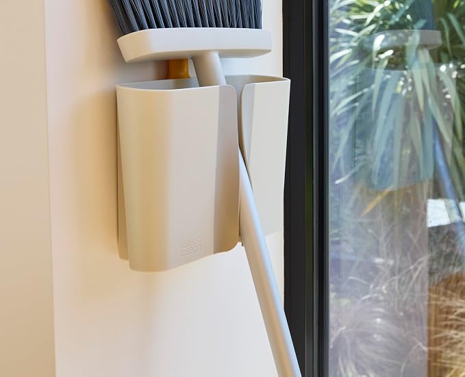 Joseph Joseph CleanTech Wall-Mounted, Adjustable Long Handle Broom Sweeper - Image 8