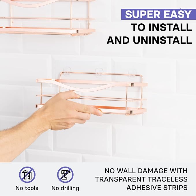 KINCMAX Shower Shelves 2-Pack - Image 3