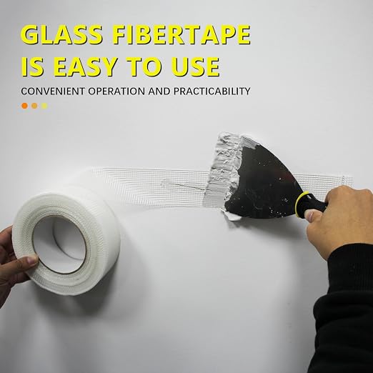 12" 100 Feet Drywall Joint Tape, Self-Adhesive Encrypted Fiberglass Drywall - Image 4