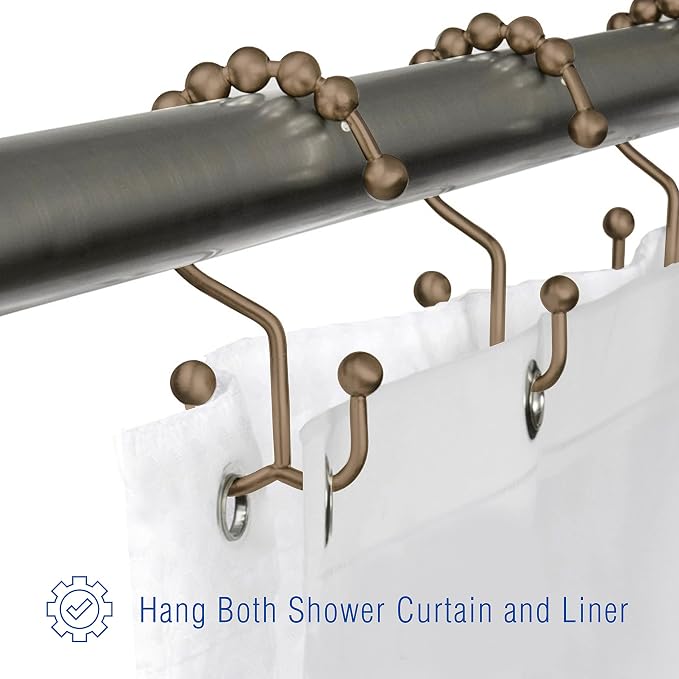 2lbDepot Shower Curtain Rings Hooks - Image 6